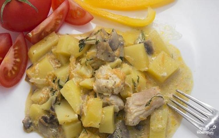 рецепты рыба с картошкой в мультиварке рецепты с фото