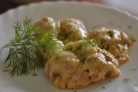 Пельмени в сметане