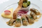 Селедка под горчичным соусом