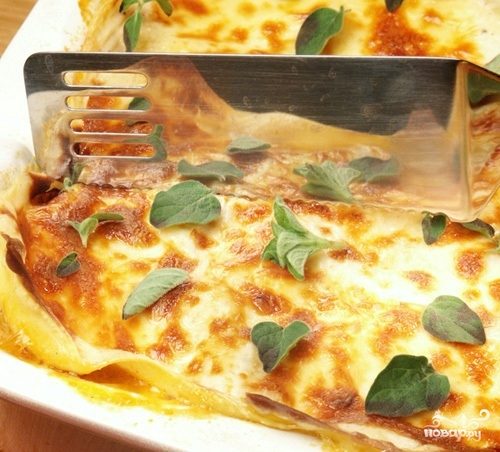 лазанья рецепт приготовления с овощами