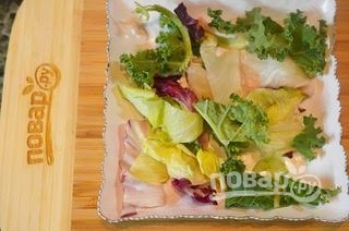 Салат из консервированного лосося 