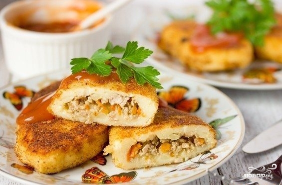 Пирожки с фаршем на сковороде - пошаговый рецепт с фото на Повар.ру изображения Пирожки с фаршем на сковороде - пошаговый рецепт с фото на Повар.ру изоражения