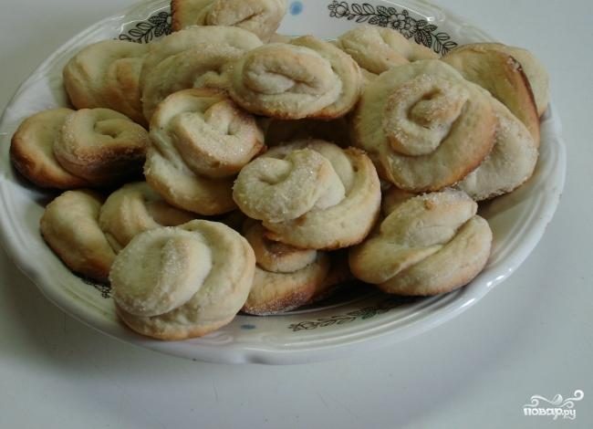 Печенье розочки пошаговый рецепт