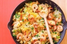Креветки с крупой кус-кус