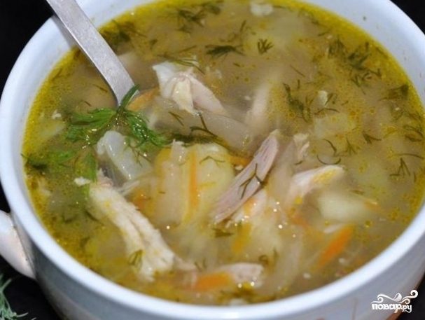 Рассольник с курицей и рисом рецепт пошагово в кастрюле Рассольник с курицей и рисом рецепт пошагово в кастрюле