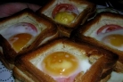 Бутерброды с яйцом и колбасой