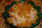Салат из копченого окорочка