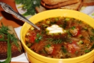 Борщ с тушенкой в мультиварке
