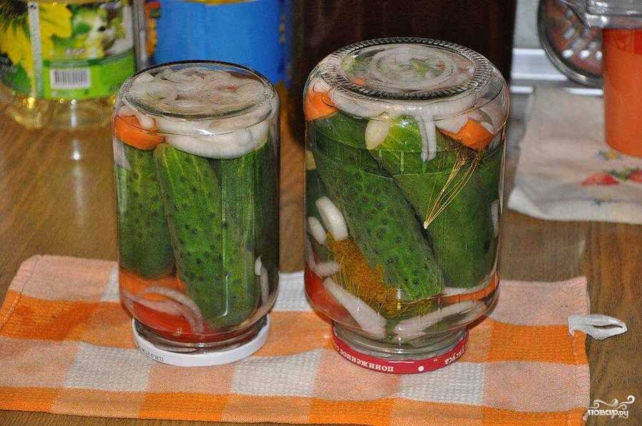 кабачки и огурцы на зиму рецепты приготовления