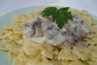 Паста с грибным соусом