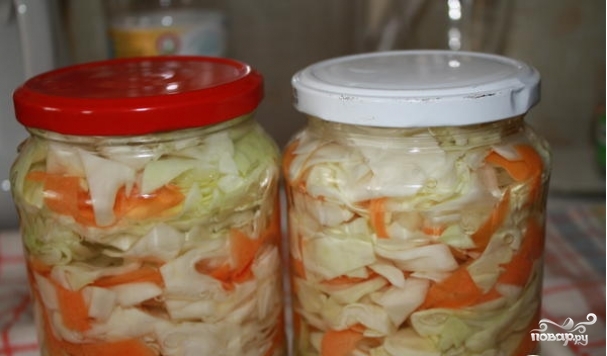 Рецепт маринованной капусты в банки на зиму