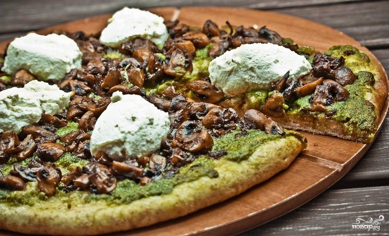 Цельнозерновая пицца - кулинарный пошаговый рецепт с фото на KitchenMag.ru Цельнозерновая пицца - кулинарный пошаговый рецепт с фото на KitchenMag.ru