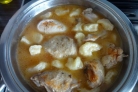 Галушки с курицей