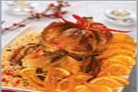 Рождественская индейка с апельсинами