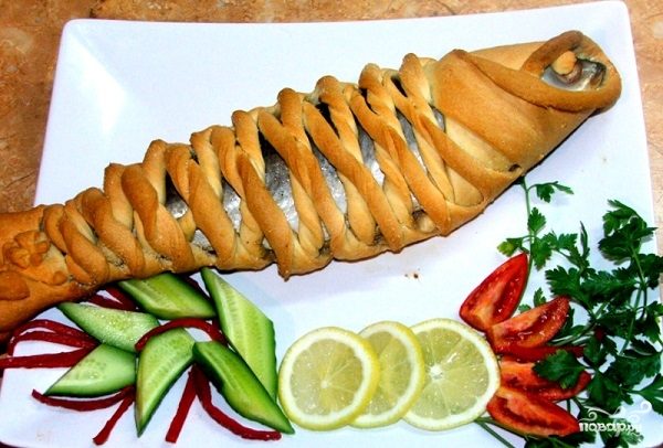 Ряпушка, запеченная в тесте , пошаговый рецепт с фото изображения Ряпушка, запеченная в тесте , пошаговый рецепт с фото изоражения