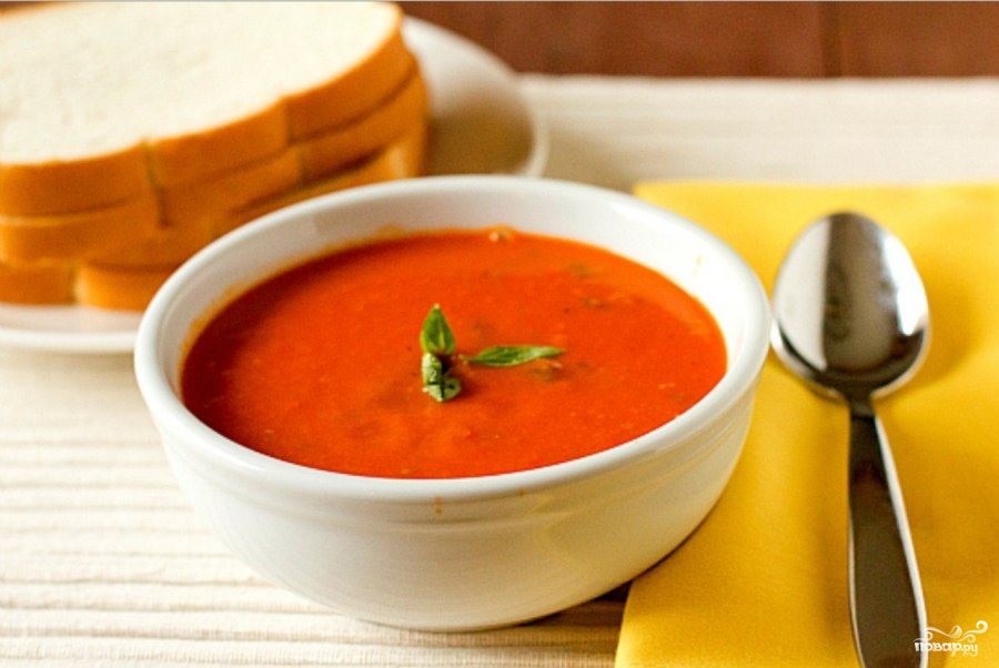 Суп с базиликом рецепт