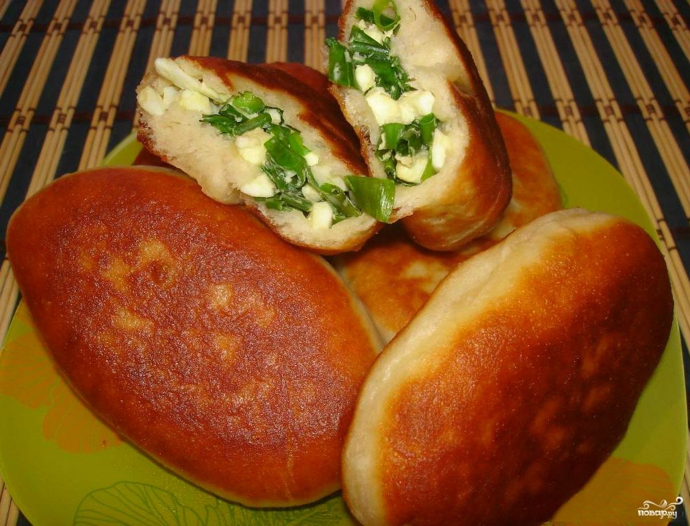 Пирожки с черемшой и яйцом , пошаговый рецепт с фото рекомендации Пирожки с черемшой и яйцом , пошаговый рецепт с фото рекомендации