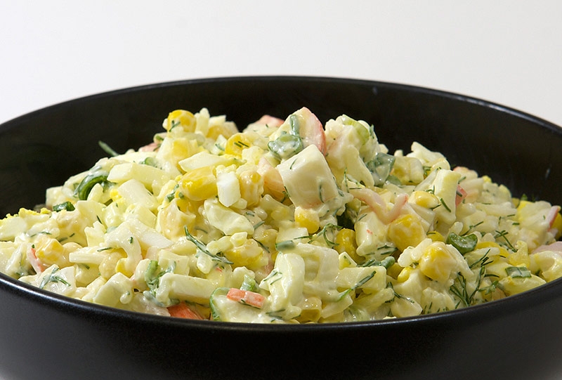 Как сделать крабовый салат рецепт