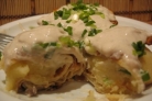 Блинчики с картошкой и луком