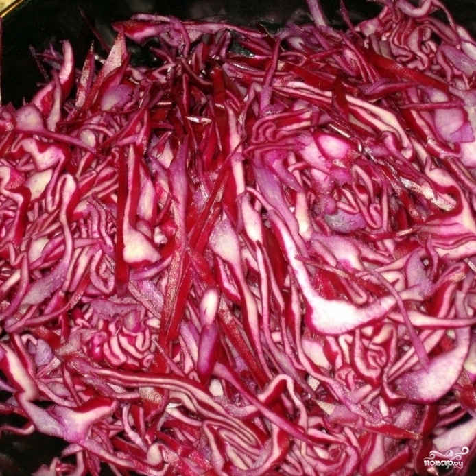 Салат из красной капусты