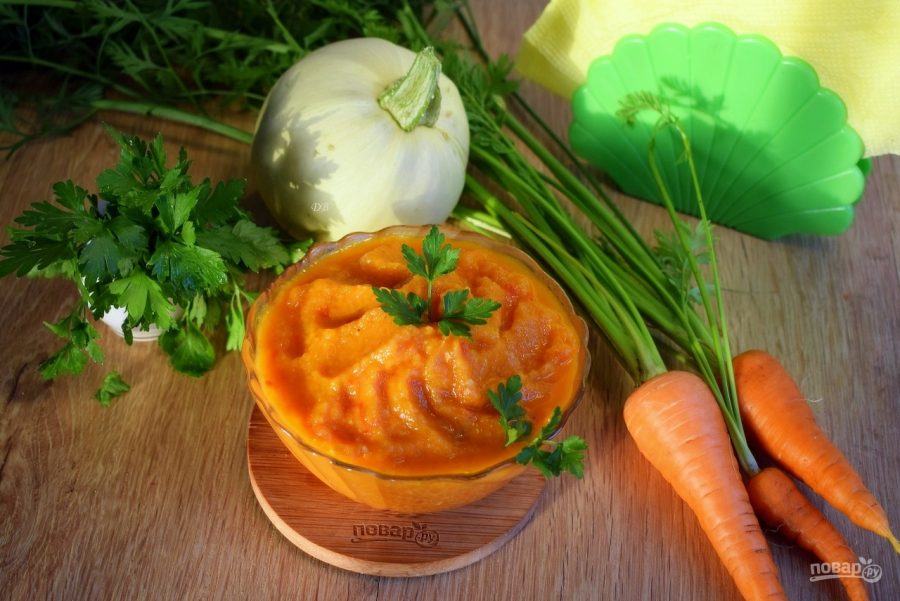 Кабачковая икра с морковью и луком