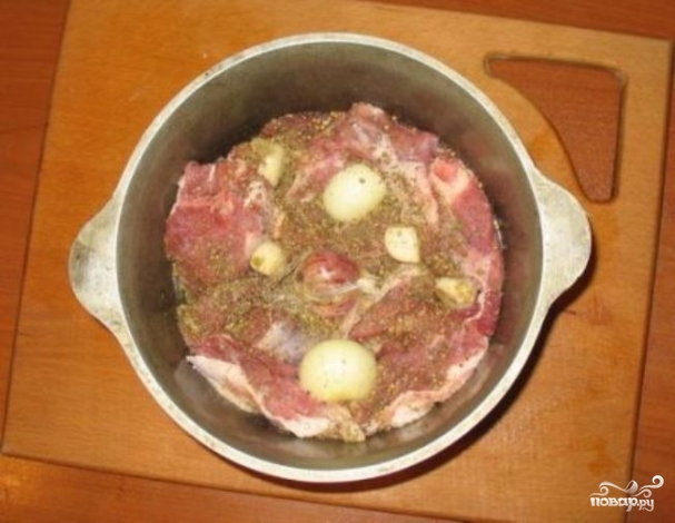 Баранина с картошкой в казане рецепты