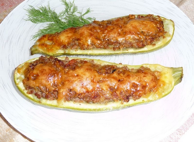 лодочки из кабачков рецепт приготовления