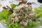 Салат из куриных сердечек