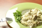 Курица с лисичками
