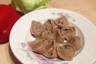 ПП-пельмени с баклажаном