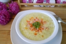 Сыроедческий суп из кабачков