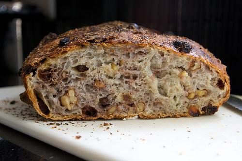 Хлеб с орехами и изюмом - пошаговый рецепт с фото на Повар.ру Хлеб с орехами и изюмом - пошаговый рецепт с фото на Повар.ру