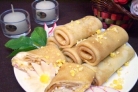 Блинчики с крабовыми палочками