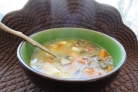 Суп с курицей и грибами