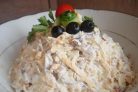 Салат из языка с орехами