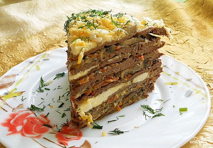 рецепт салата сытный в му му