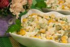 Салат с мясом криля
