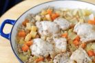 Тушеная курица с перловой крупой