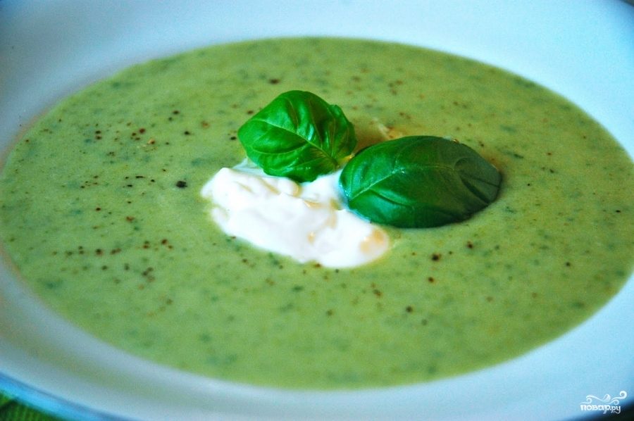 Крем суп из брокколи фото