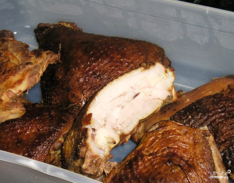 рецепты приготовления мяса в коптильне