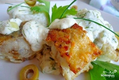 картошка под сливочным соусом в духовке рецепт