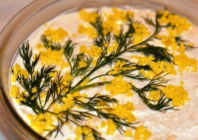салат мимоза с сыром пошаговый рецепт с фото