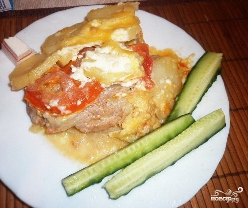 мясо по французски без духовки рецепт с фото