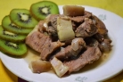 Тушеное мясо в мультиварке "Панасоник"