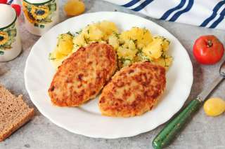 Рыбные котлеты с морковью