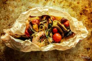 Паста из морепродуктов