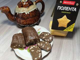 Шоколадная колбаска из поленты "Bravolli"