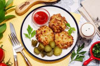 Рубленые котлеты в аэрогриле