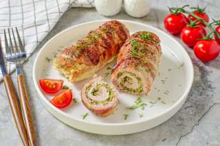 Рулетики из индейки в духовке с начинкой