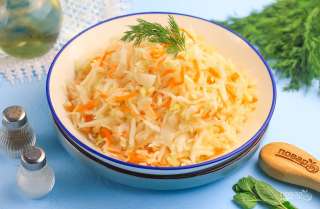 Квашеная капуста хрустящая